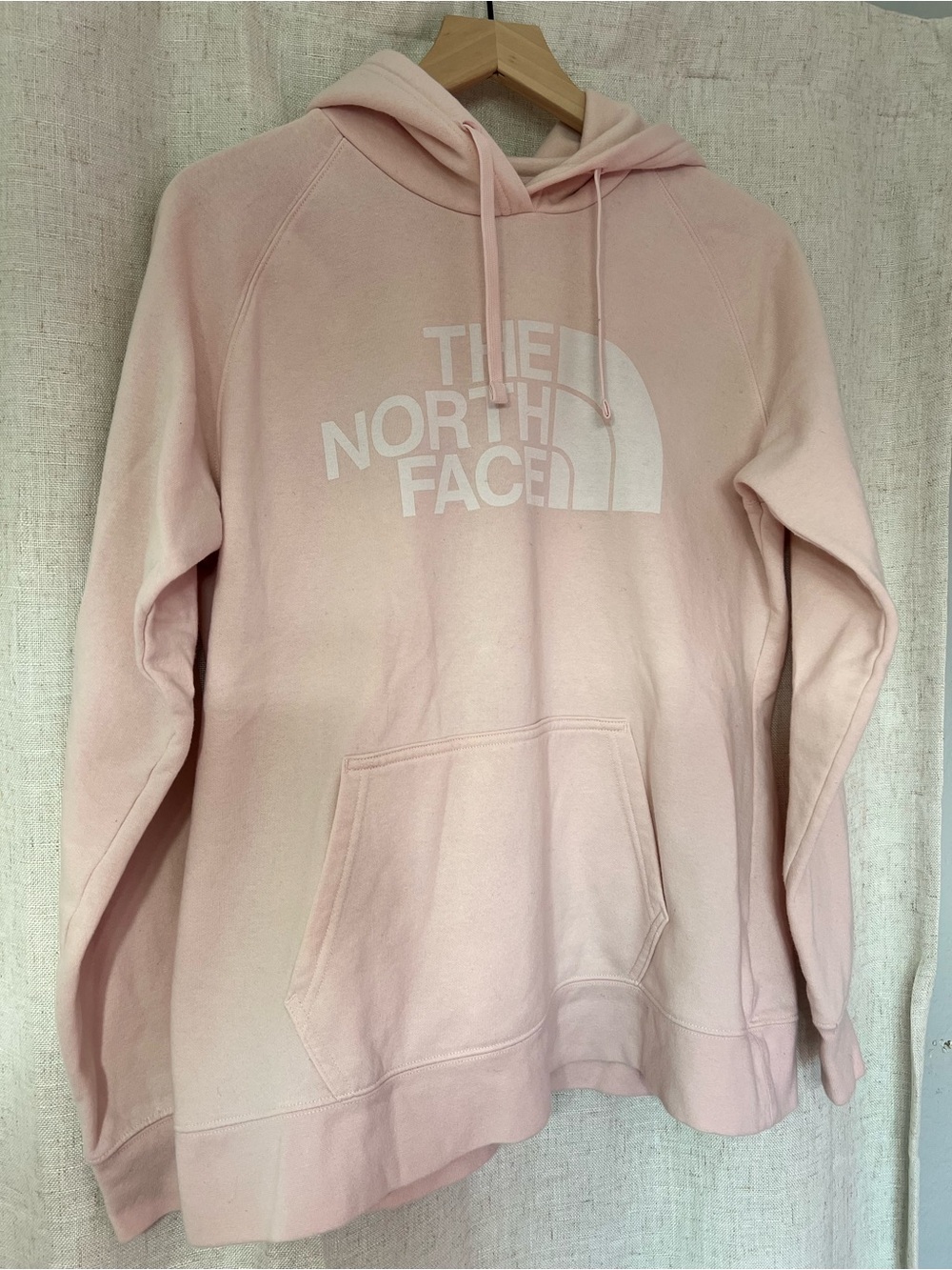 The North Face Women's Light Pink Logo Hoodie Sweatshirt